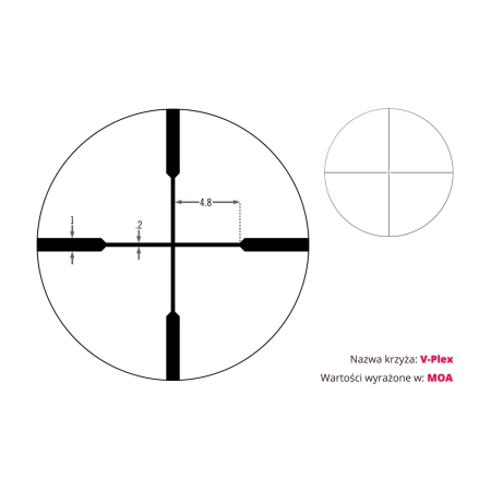 Luneta celownicza Vortex Diamondback 3-9x40 1'' BDC/V-Plex