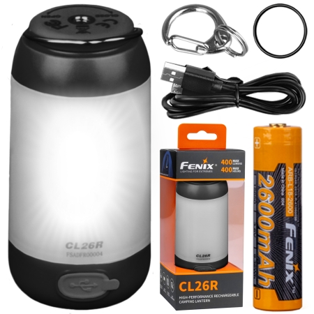 Lampa kempingowa Fenix CL26R czarna