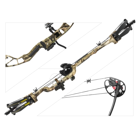 Łuk bloczkowy dla dorosłych i młodzieży Poe Lang Rex Quad 20-65 lb 28