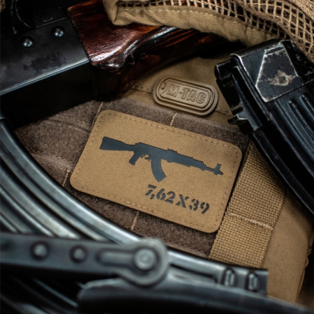 Naszywka M-Tac AKM 7,62x39 Laser Cut coyote