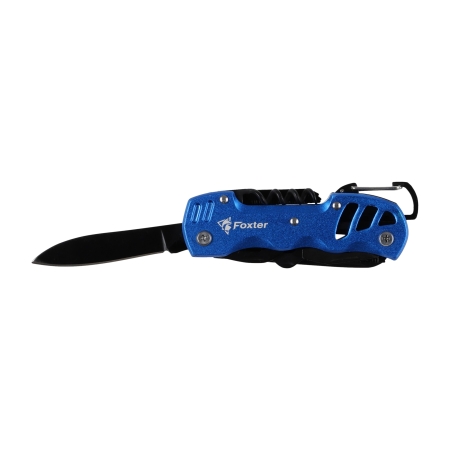 Multitool Foxter narzędzie wielofunkcyjne survival scyzoryk 13w1 niebieski