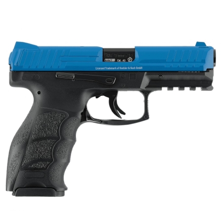 Pistolet na kule gumowe RAM Heckler&Koch T4E SFP9 kal. 43 CO2 z niebieskim zamkiem