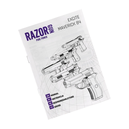 Pistolet wiatrówka RazorGun Excite 4,5 mm BB CO2
