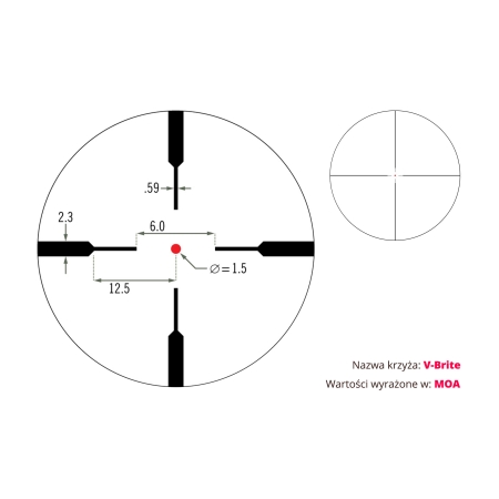 Luneta celownicza Vortex Crossfire II Hog Hunter 3-12x56 30 mm AO V-Brite