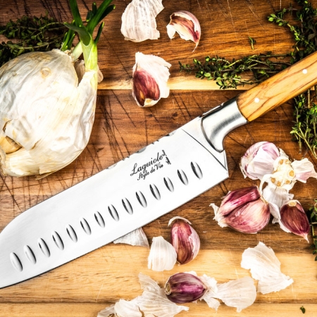 Nóż Laguiole Santoku Olive