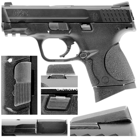 Replika pistolet ASG Smith&Wesson M&P9c 6 mm green gas