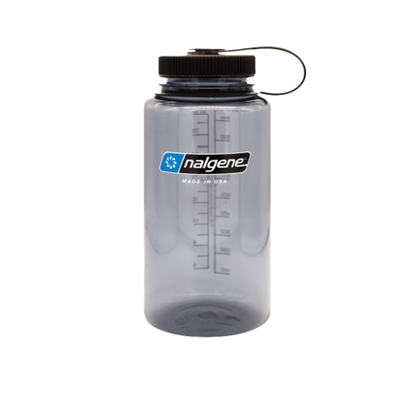 Butelka Nalgene Wide Mouth 1 l szara z szerokim wlewem