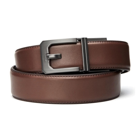 Pas strzelecki Kore Essentials Leather Gun Belt X3 brązowy
