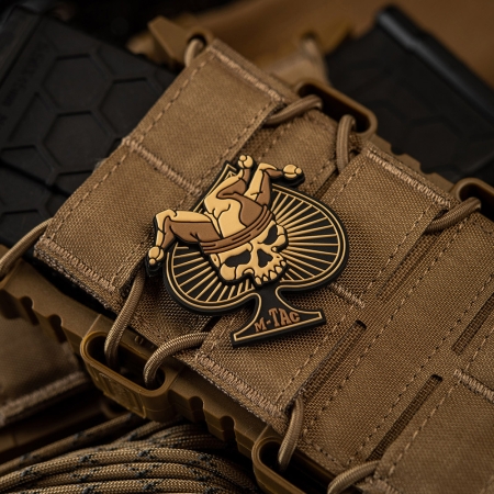 Naszywka Patch M-Tac Ace of Spades 3D PCV coyote