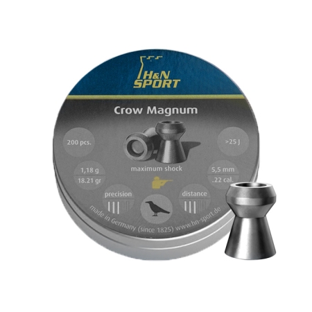 Śrut diabolo H&N Crow Magnum 5,5 mm 200 szt.