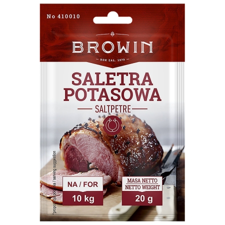 Saletra potasowa Browin do peklowania mięsa 20 g