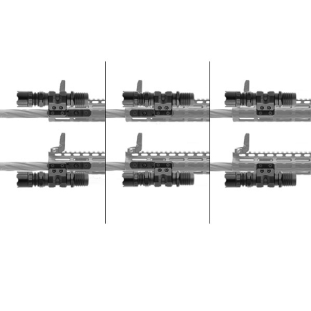 Montaż do latarki Leapers Offset Flashlight Ring Mounts