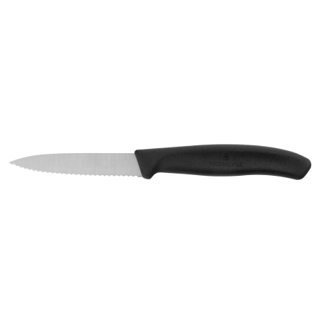 Nóż do jarzyn Victorinox 6.7633 ząbkowany, czarny