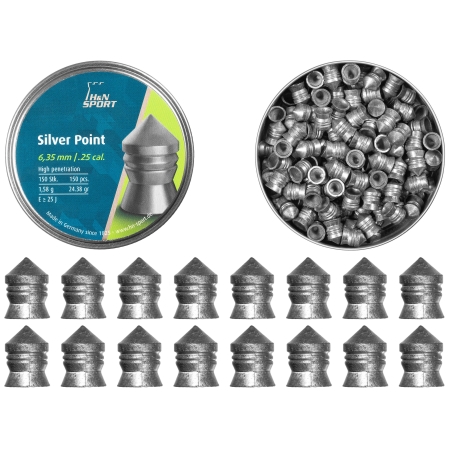 Śrut diabolo H&N Silver Point 6,35 150 szt.