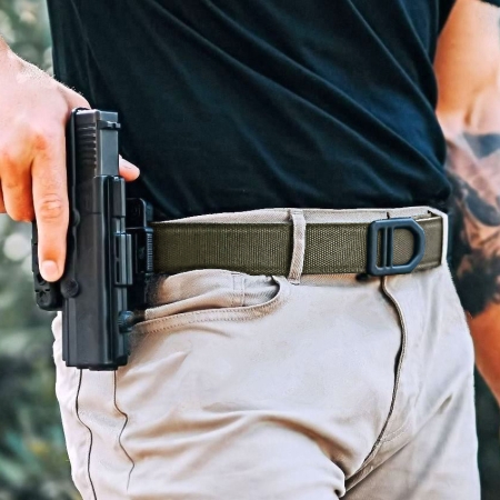 Pas taktyczny Kore Essentials Tactical Nylon Gun Belt X5 zielony