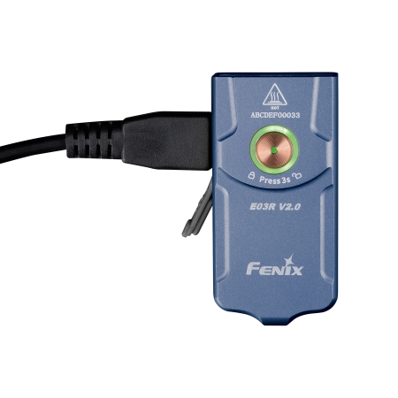 Zestaw latarek LED Fenix PD36R Pro i E03R V2.0 niebieska