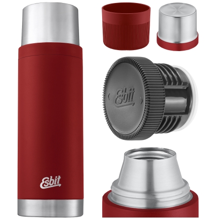 Termos Esbit Sculptor Vacuum Flask 1 l burgund