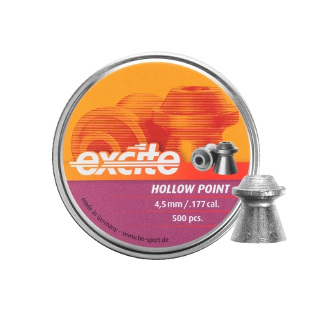 Śrut diabolo H&N Excite Hollow Point 4,5 mm 500 szt.