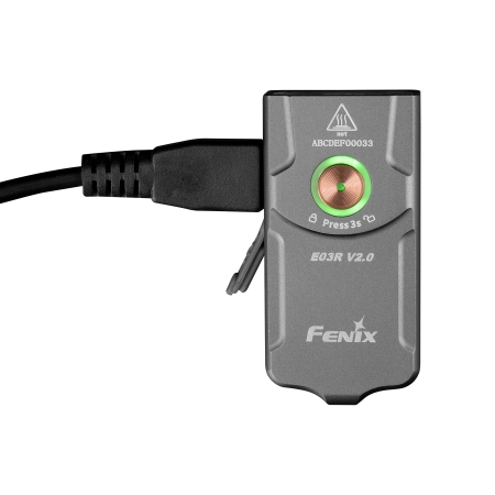 Zestaw latarek LED Fenix PD36R Pro i E03R V2.0 szara
