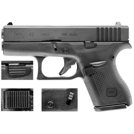Replika pistolet ASG Glock 42 6 mm