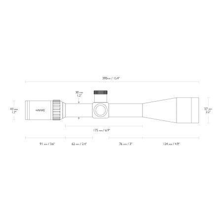 Luneta celownicza Hawke Vantage 30 WA 6-24x50 IR SF 10x Half Mil Dot