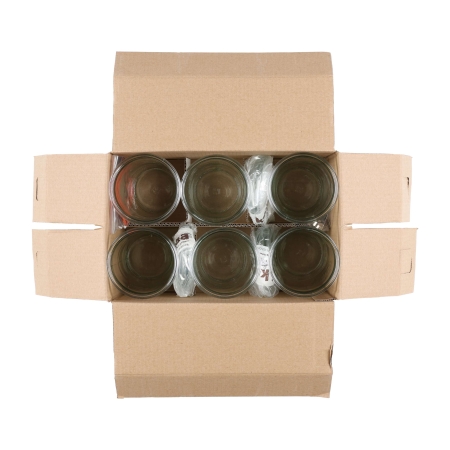 Słoik Weck Mold z pokrywką, uszczelką i 2 zapinkami 850 ml, 6 szt