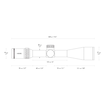 Luneta celownicza Hawke Frontier 30 4-24x50 SF IR Mil Pro 20x