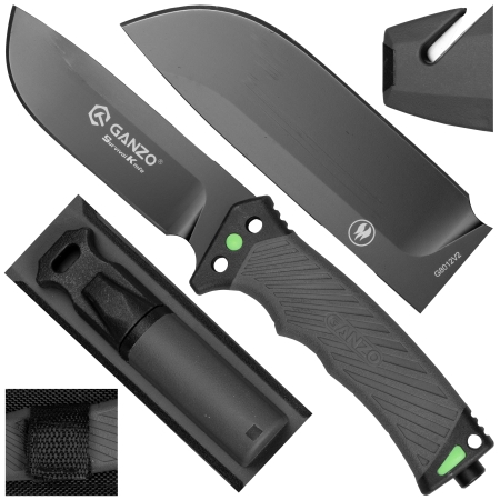 Nóż o stałej klindze Ganzo G8012V2-GY