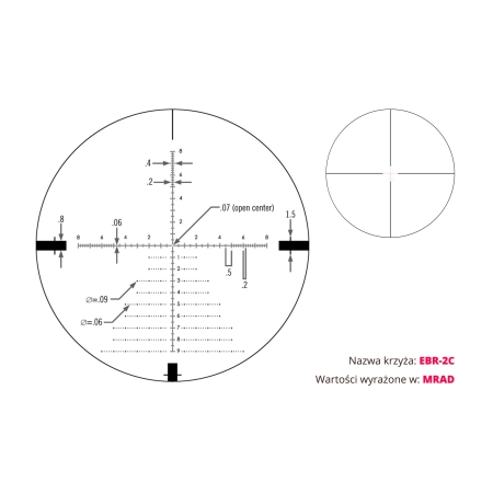 Luneta celownicza Vortex Diamondback Tactical 4-16x44 FFP 30 mm AO EBR-2C