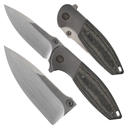 Nóż składany WE Knife Nitro Mini WE22015-3 gray / black micarta