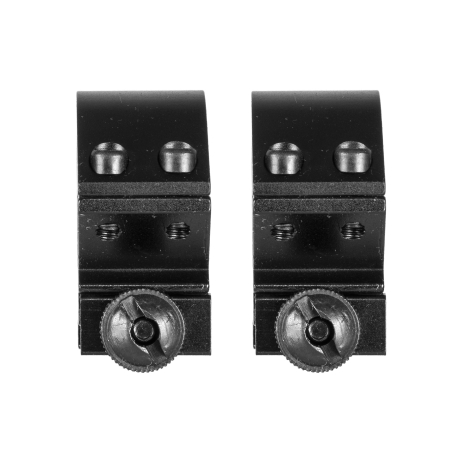 Montaż wiatrówkowy dwuczęściowy 30/22 mm niski