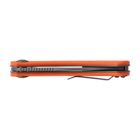 Nóż składany Trollsky Knives Mandu pomarańczowy G10