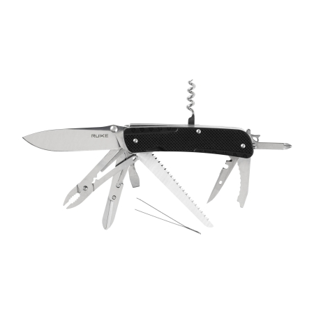 Scyzoryk Ruike LD51-B wielofunkcyjny, czarny