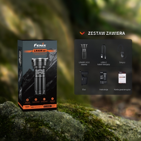 Latarka LED Fenix LR40R V2.0