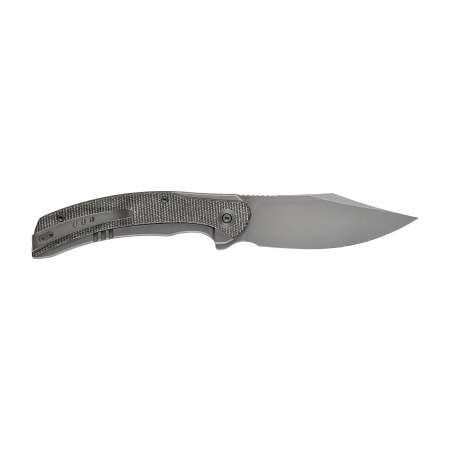 Nóż składany WE Knife Snick WE19022F-5 gray / dark green micarta