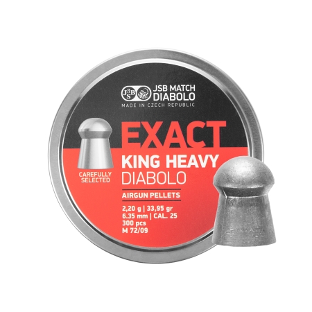 Śrut diabolo JSB Exact King Heavy 6,35/300