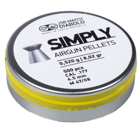 Śrut diabolo JSB Simply 4,5 mm 500 szt. 0,520 g