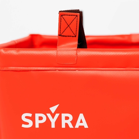Składane wiadro na wodę SpyraBase czerwony
