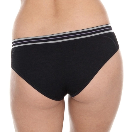 Majtki hipster Brubeck ACTIVE WOOL czarne