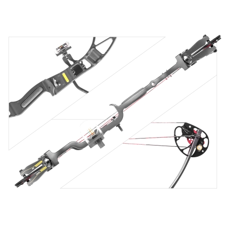 Łuk bloczkowy dla dorosłych i młodzieży  Ek Rex Quad 15-55 lb 28