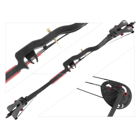 Łuk bloczkowy dla dzieci i młodzieży Poe Lang Buster 15-22 lb 25