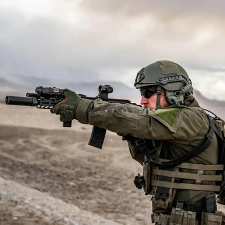 Celownik pryzmatyczny Primary Arms SLx 1x Micro Prism iR Red ACSS Cyclops Gen II FDE