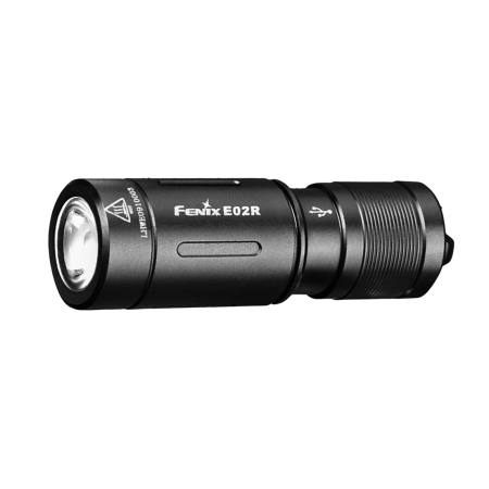 Latarka LED Fenix E02R czarna