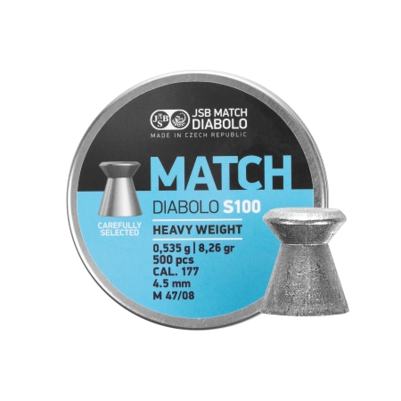 Śrut diabolo JSB Match Heavy S100 4,49 mm 500 szt.
