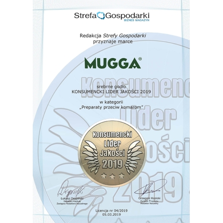 Repelent spray Mugga 9,5% DEET 75 ml