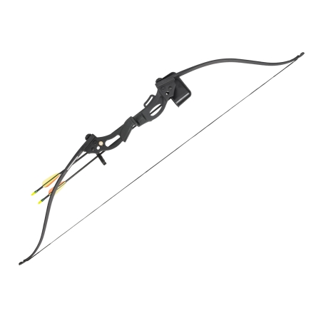 Łuk klasyczny dla dzieci i młodzieży Ek Korrigan 10-15 lb 48,5" czarny