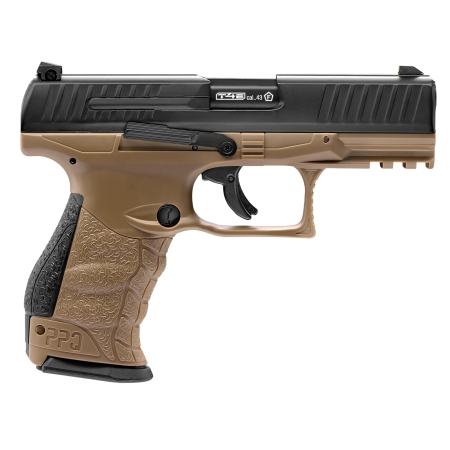 Pistolet na kule gumowe Walther PPQ M2 T4E kal. .43 brązowy