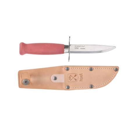 Nóż Morakniv Scout 39 Safe różowy stal nierdzewna