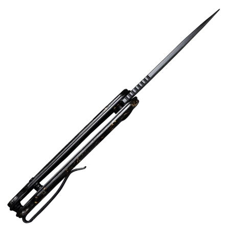 Nóż składany Civivi Elementum C907C-DS1 shredded carbon fiber / golden  black