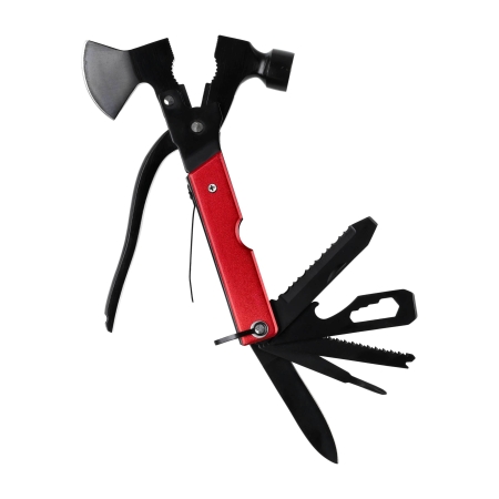 Multitool Foxter narzędzie wielofunkcyjne survival młotek etui 17w1